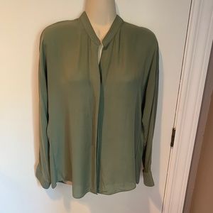 Vince silk pullover blouse